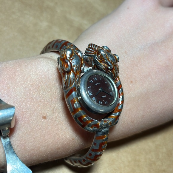 Vintage Gucci 1970 sterling Watch main image 6